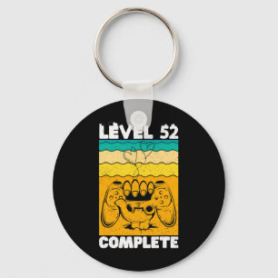 Llavero Nivel 52 Gamer Completo - Vintage 52 Aniversario d