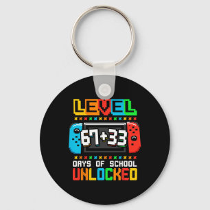 Llavero Nivel 67 33 Feliz 100 Días De Escuela Completos Di