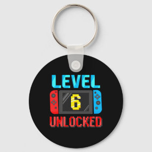 Llavero Nivel 6 Desbloqueado Cumpleaños Videojugador Cumpl