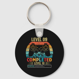 Llavero Nivel 9 Completado Nivel 10 Cargando 9º Cumpleaños