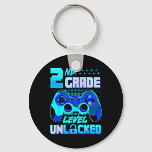 Llavero Nivel de 2do Grado Desbloqueado Gamer Chicos Prime
