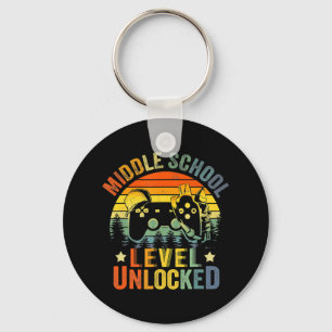 Llavero Nivel de videojuegos Escuela secundaria desbloquea