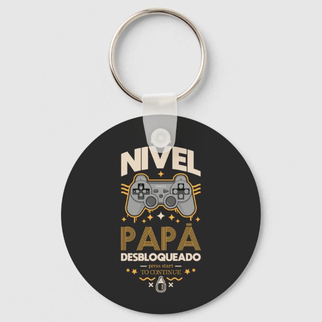 Llavero Nivel papa desbloqueado (Anverso)