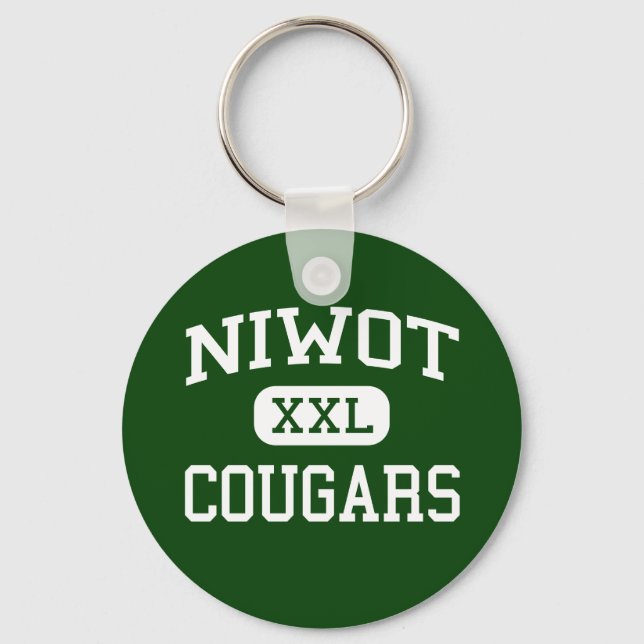 Llavero Niwot - Cougars - High School secundaria - Niwot C (Anverso)