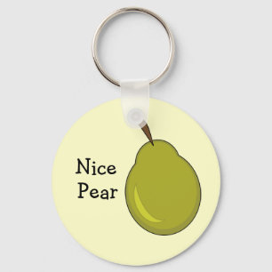 Llavero Niza Pear — Fruto, Diseño De Flirty