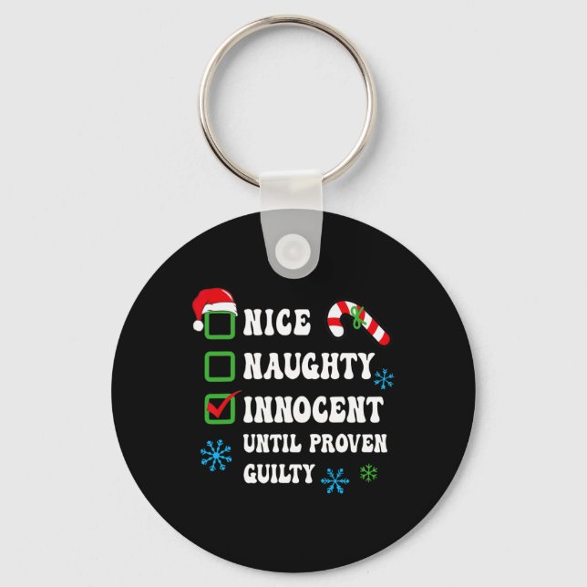 Llavero Niza traviesa inocente hasta cristiana culpable de (Anverso)