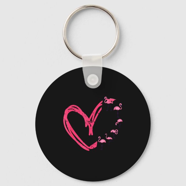 Llavero Nk Animal Valentines Day Gift Flamingo  (Anverso)