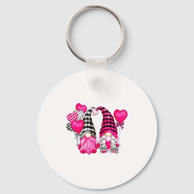 Llavero Nk Buffalo Plaid And Heart Balloons Valentines D _ (Anverso)