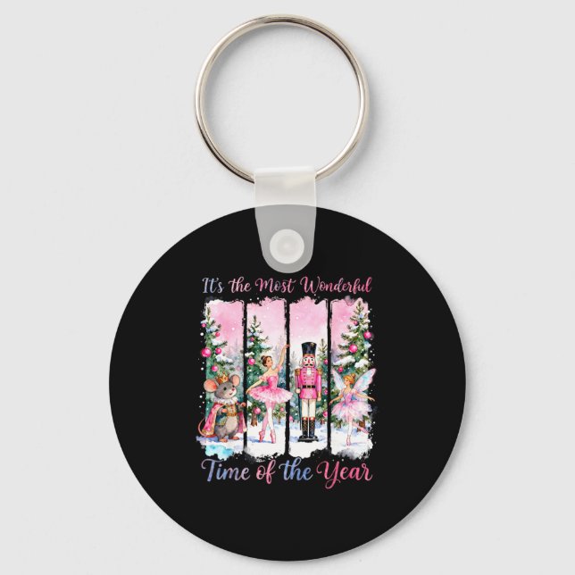 Llavero Nk Coquette Lazo Cascanueces Amigos Globo de Nieve (Anverso)