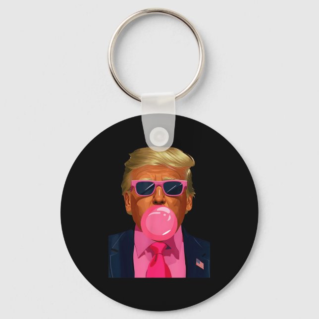 Llavero Nk Sungles Trump Bubble Gum 2024 Vote President Fu (Anverso)