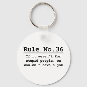 Llavero No. 36 de la regla