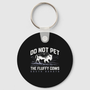 Llavero No acaricies vacas esponjosas camiseta Nacional