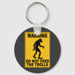 Llavero No alimentar a los trolls