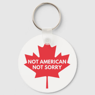Llavero No americano, no lo siento Keychain