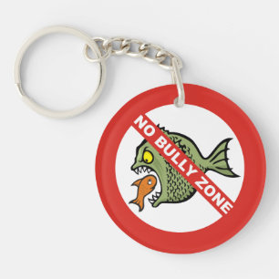 Llavero No Bully Zone Keychain