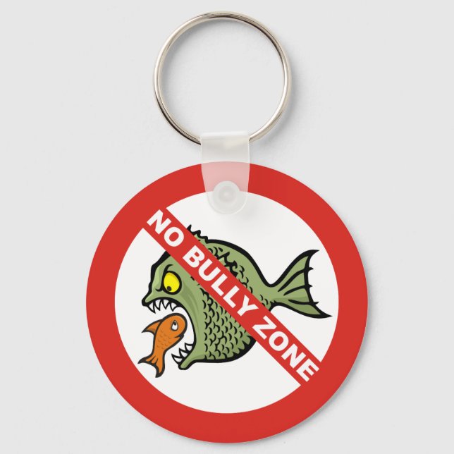 Llavero No Bully Zone Keychain (Anverso)