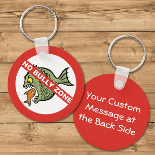 Llavero No Bully Zone Keychain