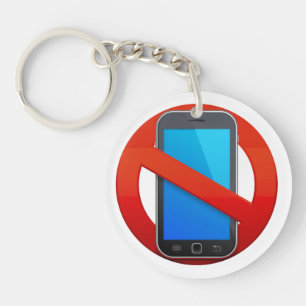 Llavero NO CELL PHONKeychain - SRF