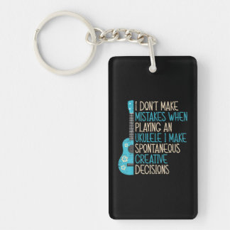 Llavero No cometo errores al jugar a un Ukulele