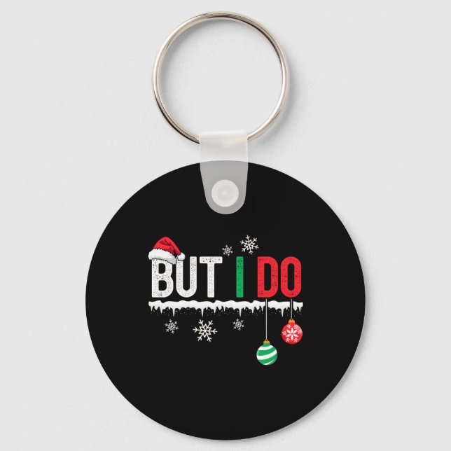 Llavero No comparo ropa de Navidades, pero sí lo sé (Anverso)