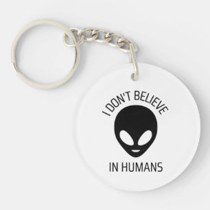 Llavero No creo en los humanos