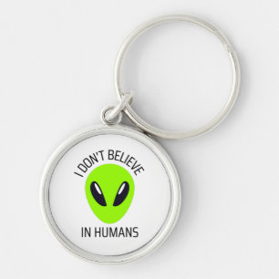 Llavero No creo en los humanos   