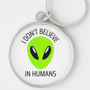Llavero No creo en los humanos