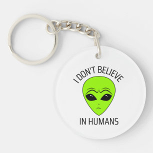 Llavero No creo en los humanos