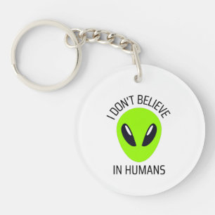Llavero No creo en los humanos