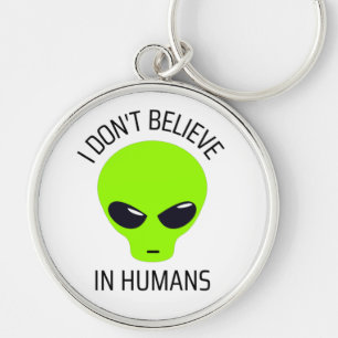 Llavero No creo en los humanos