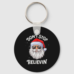 Llavero No Dejes de Creer Santa Navidad Divertida Chicos N