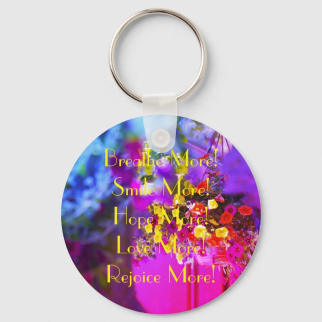 Llavero No dejes que nadie robe tu alegría (Anverso)