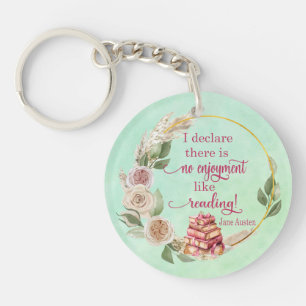 Llavero No disfrutar como leer Jane Austen Personalizada