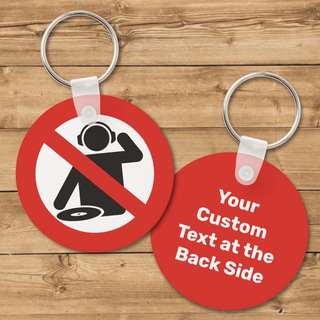 Llavero No DJ Zone Keychain (Subido por el creador)