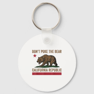 Llavero No echen la camiseta de la república de Bear Calif