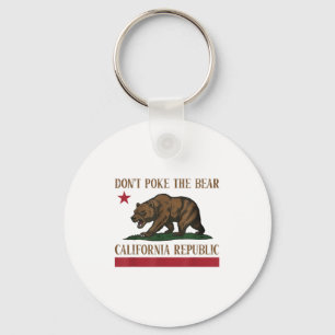 Llavero No echen la camiseta de la república de Bear Calif