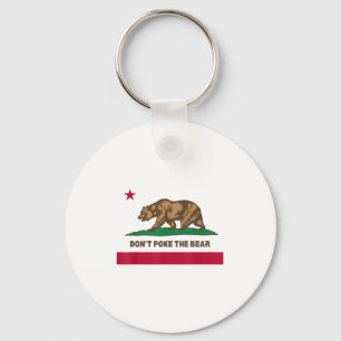 Llavero No enganche el diseño de la república de Bear Cali