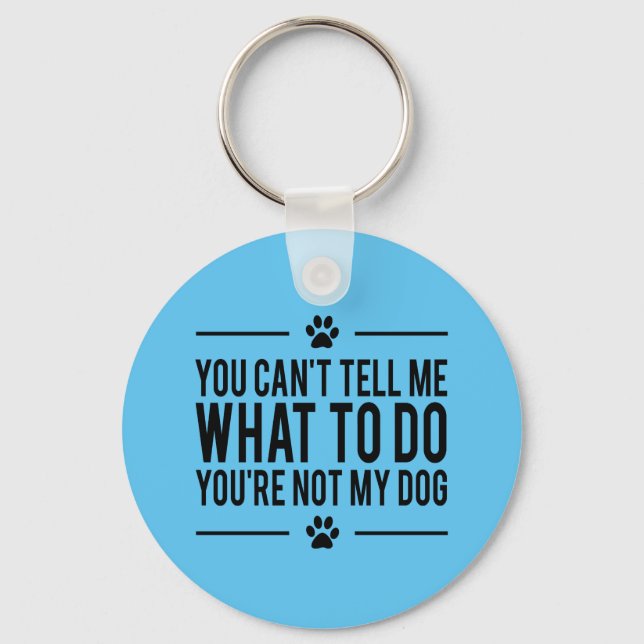 Llavero No eres mi trinitense divertido Keychain (Anverso)