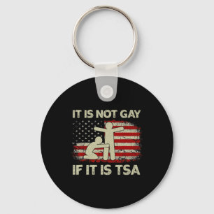 Llavero No Es Gay Si Es Seguridad Tsa Vintage Usa Fl