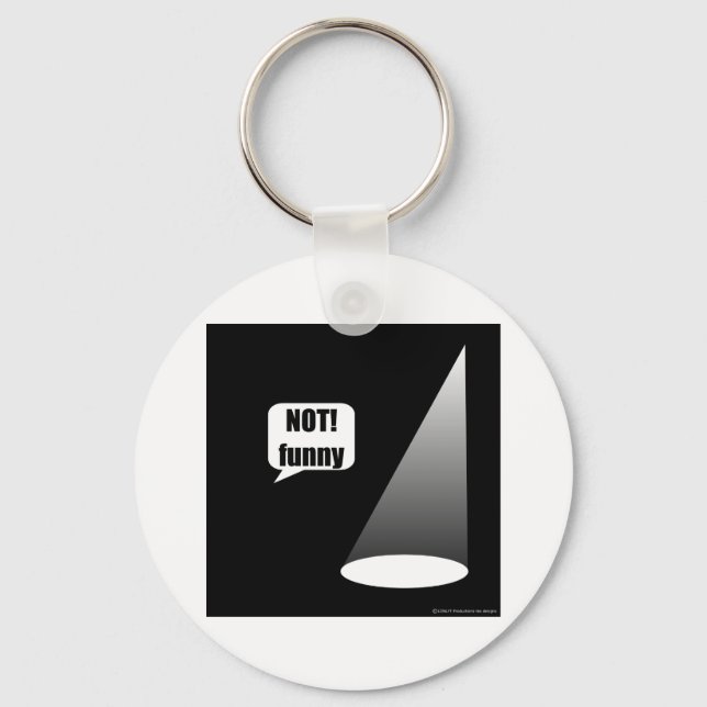 Llavero No es gracioso (Anverso)