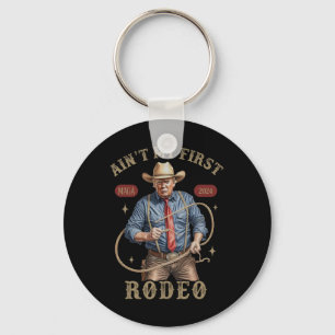Llavero No es mi primer rodeo occidental vaquero divertido