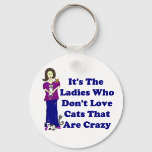 Llavero (No es una locura) Cat Lady Keychain