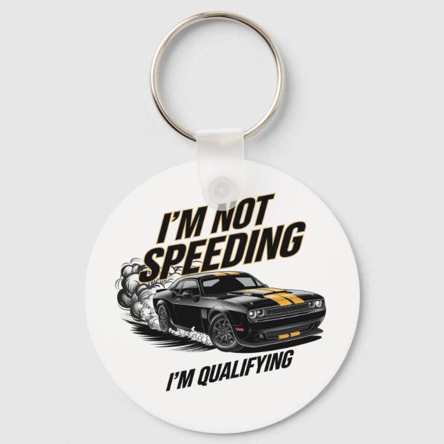 Llavero No estoy acelerando, califico el diseño gracioso d (Anverso)