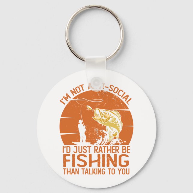 Llavero No estoy en contra de lo social. Prefiero ser Pesc (Anverso)