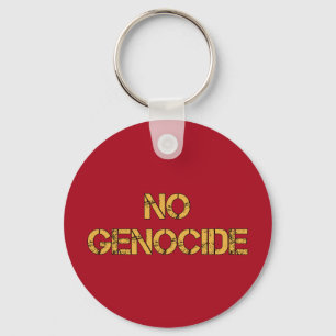 Llavero NO Genocidio Decir no al genocidio DETENER el