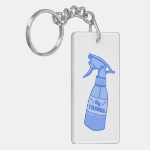 Llavero No, gracias. Botella de spray humor sassy