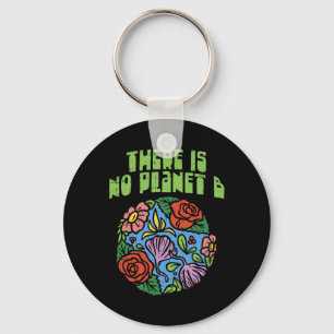 Llavero No Hay Camisas Planetas B Salvar El Floral Tierra 