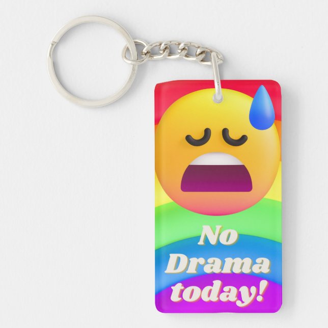 Llavero no hay drama hoy (Frente)