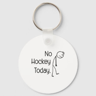 Llavero No Hay Hockey Hoy Divertido Hielo Pista Vibe Palo 