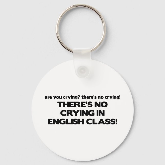 Llavero No hay llanto en la clase de inglés (Anverso)